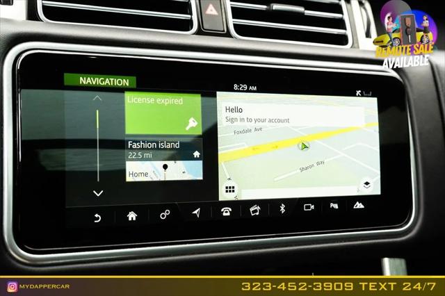 2019 Land Rover Range Rover 3.0L V6 Turbocharged Diesel HSE Td6