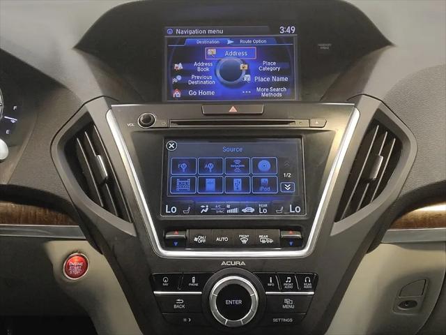 2017 Acura MDX w/Technology  Entertainment Pkgs