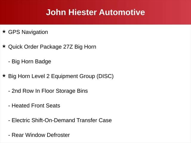2023 Ram 1500 Big Horn