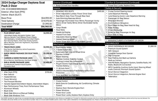 2024 Dodge Charger Daytona Scat Pack AWD for sale in Warren, MI