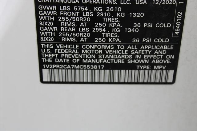 2021 Volkswagen Atlas SE with Technology R-Line