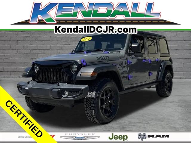 2021 Jeep Wrangler Willys 4x4 for sale in Miami, FL
