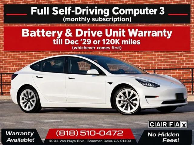 2022 Tesla Model 3 Long Range Dual Motor All-Wheel Drive for sale in Sherman Oaks, CA
