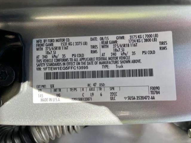2015 Ford F-150 XLT