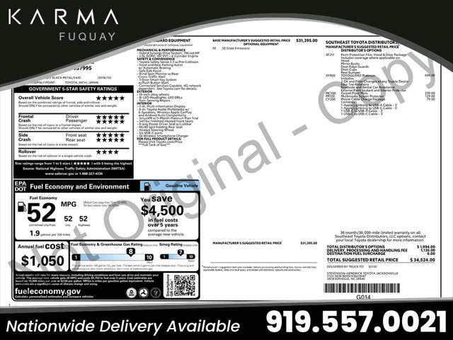 2024 Toyota Prius XLE for sale in Fuquay-Varina, NC