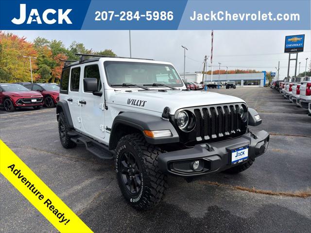 2023 Jeep Wrangler 4-Door Willys 4x4 for sale in Saco, ME