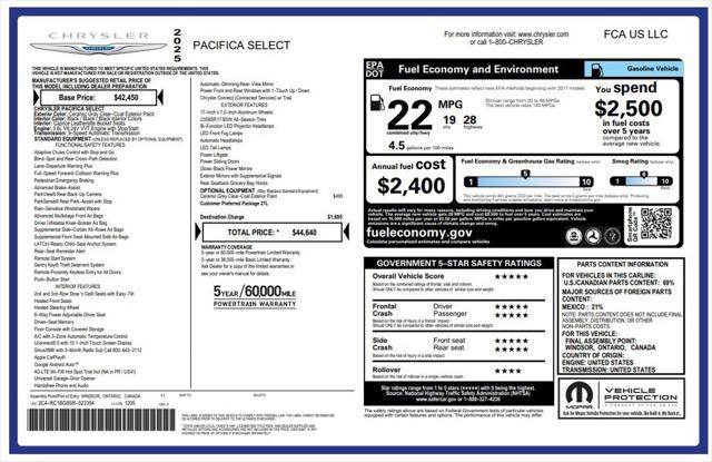 2025 Chrysler Pacifica Select