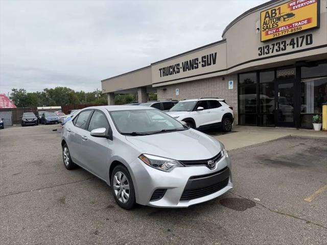 2015 Toyota Corolla LE for sale in Detroit, MI