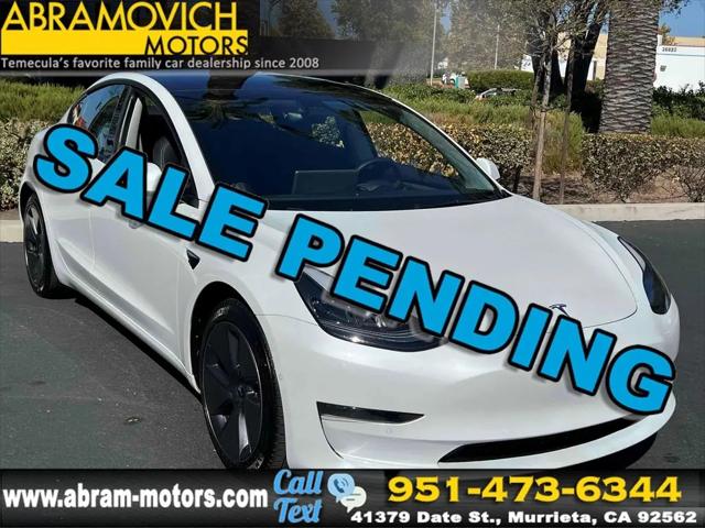 2022 Tesla Model 3 Rear-Wheel Drive for sale in Murrieta, CA