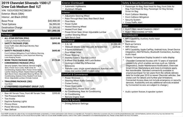 2019 Chevrolet Silverado 1500 LT for sale in Brandon, MS