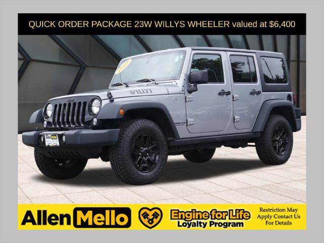 2017 Jeep Wrangler Unlimited Willy Wheeler 4x4 for sale in Nashua, NH