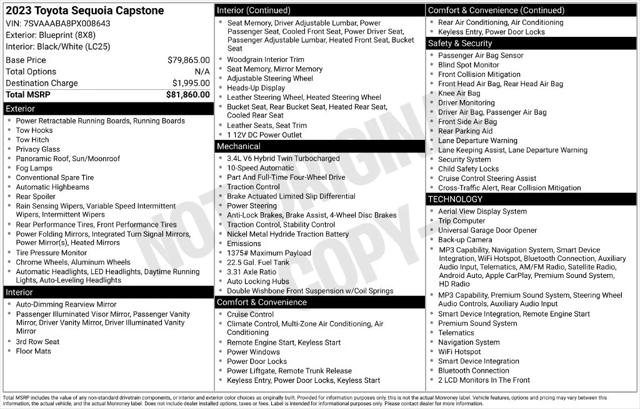 2023 Toyota Sequoia Capstone