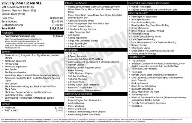 2023 Hyundai Tucson SEL
