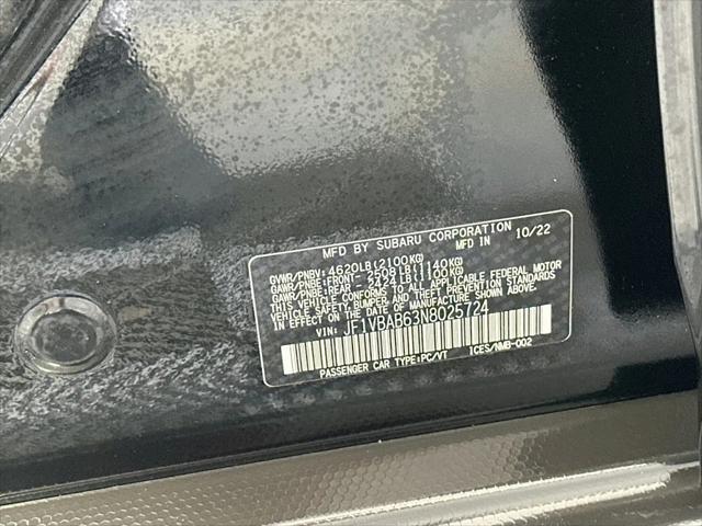 2022 Subaru WRX Standard