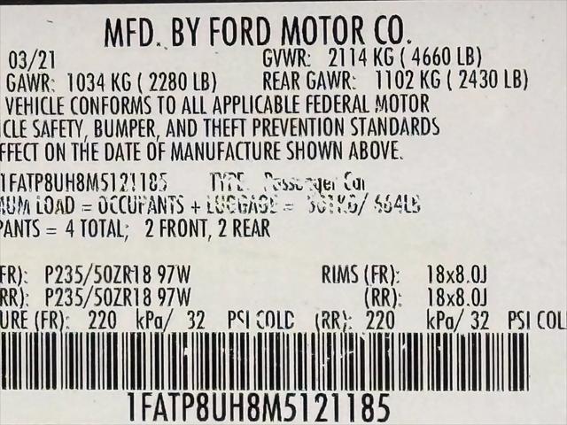 2021 Ford Mustang EcoBoost Premium Convertible