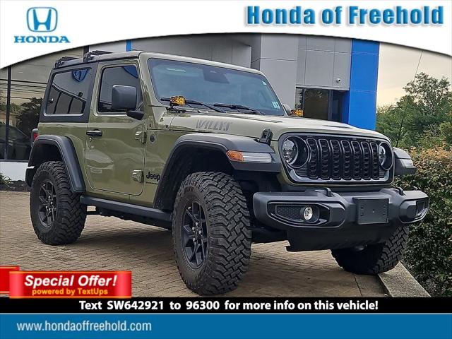 2025 Jeep Wrangler 2-Door Willys 4x4 for sale in Freehold, NJ