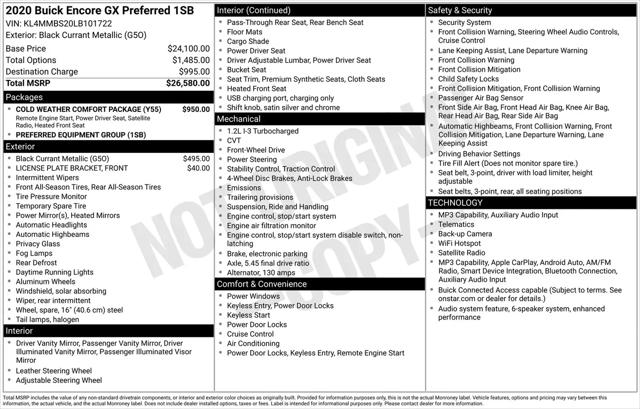 2020 Buick Encore GX FWD Preferred for sale in Jacksonville, FL
