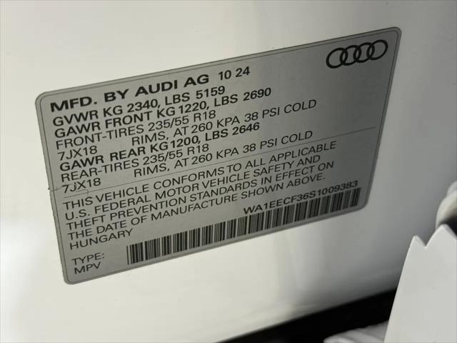 2025 Audi Q3 Premium 45 TFSI S line quattro Tiptronic