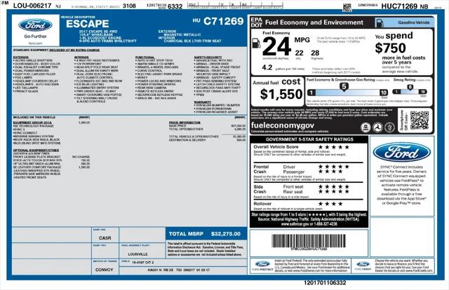 2017 Ford Escape SE for sale in Berlin, NJ