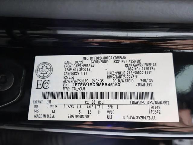 2021 Ford F-150 Limited