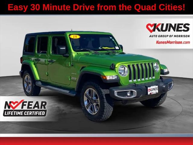 2018 Jeep Wrangler Unlimited Sahara 4x4 for sale in Morrison, IL