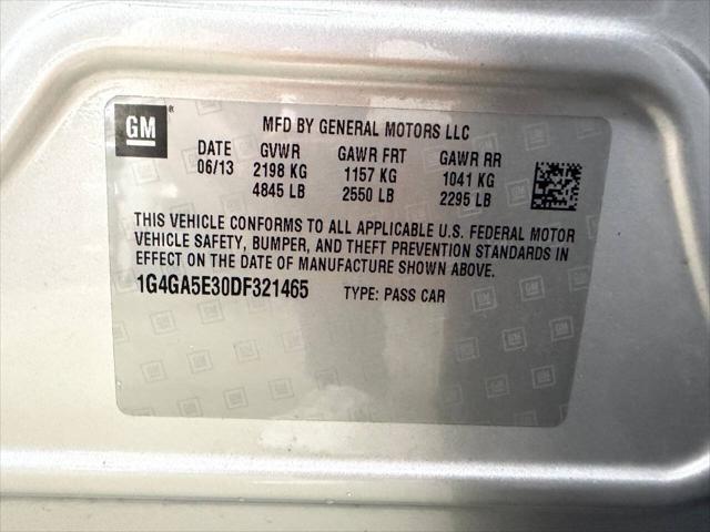 2013 Buick LaCrosse Base 4dr Sedan