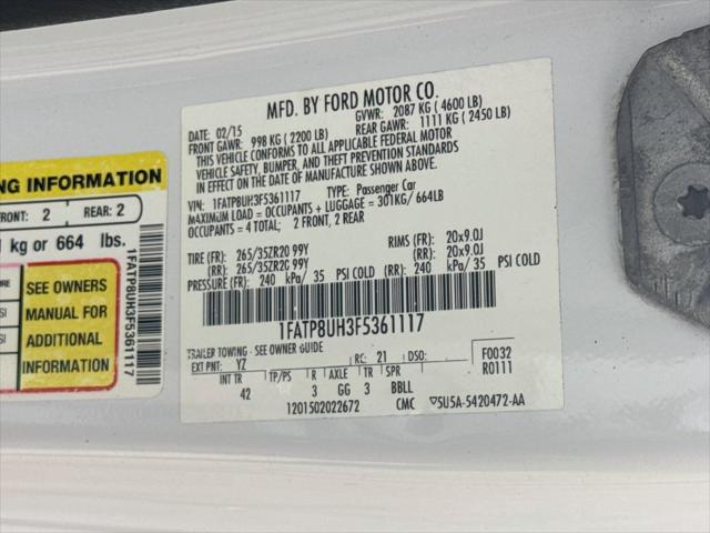 2015 Ford Mustang EcoBoost Premium