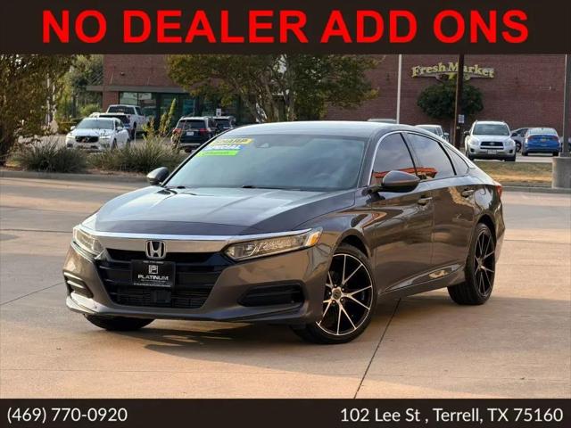 2019 Honda Accord LX for sale in Terrell, TX