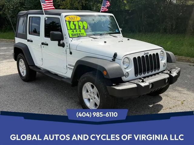 2017 Jeep Wrangler Unlimited Sport 4x4 for sale in Virginia Beach, VA