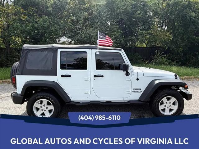 2017 Jeep Wrangler Unlimited Sport 4x4 for sale in Virginia Beach, VA