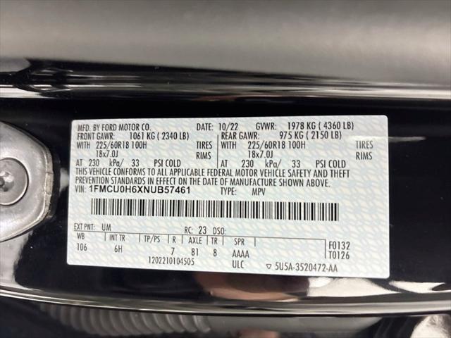 Used 2022 Ford Escape SEL For Sale in Millington, TN