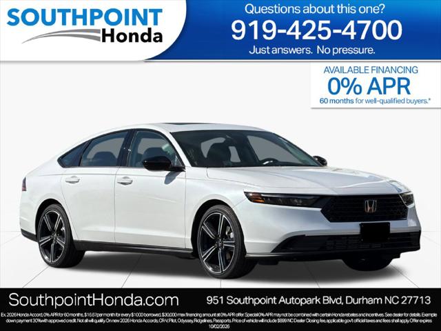 2026 Honda Accord Sedan SE for sale in Durham, NC