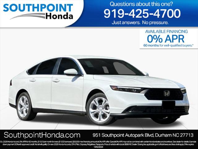2026 Honda Accord Sedan LX for sale in Durham, NC