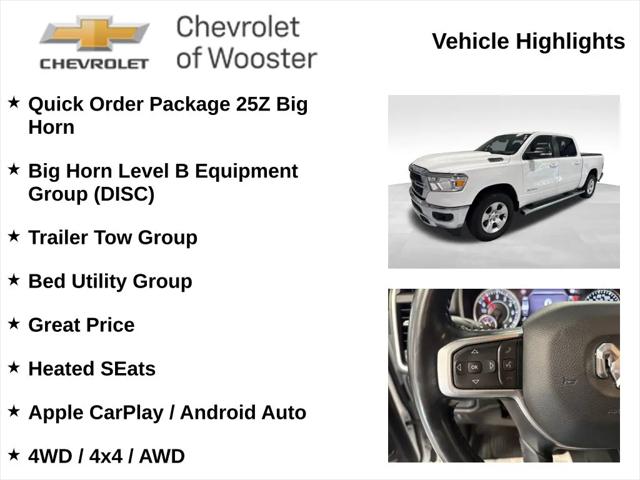 2022 Ram 1500 Big Horn Crew Cab 4x4 57 Box