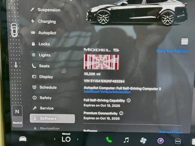 2022 Tesla Model S Plaid Tri Motor All-Wheel Drive