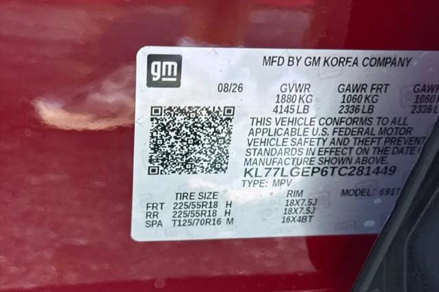 2026 Chevrolet Trax FWD 1RS