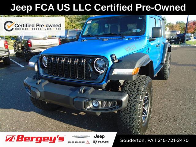 2025 Jeep Wrangler 4-Door Willys 4x4 2025 Jeep Wrangler 4-Door Willys 4x4