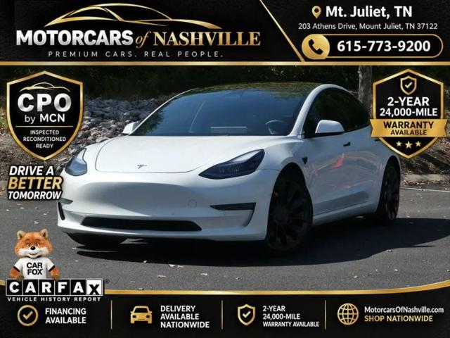 2022 Tesla Model 3 Performance Dual Motor All-Wheel Drive for sale in Mount Juliet, TN