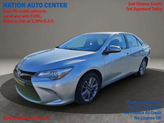 2016 Toyota Camry SE for sale in Fontana, CA