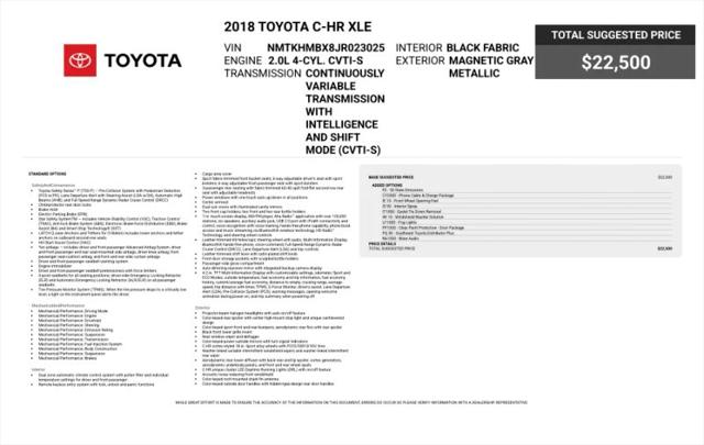2018 Toyota C-HR XLE for sale in Stafford, VA