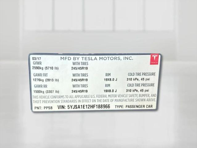 2017 Tesla Model S 75