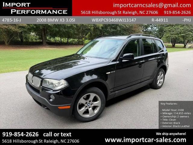 2008 BMW X3 3.0si for sale in Raleigh, NC
