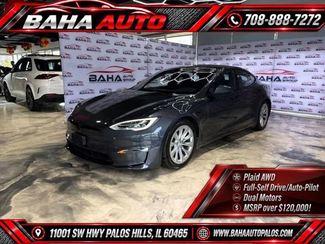 2021 Tesla Model S Plaid Tri Motor All-Wheel Drive for sale in Palos Hills, IL
