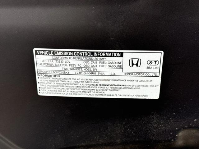 2016 Honda Civic EX
