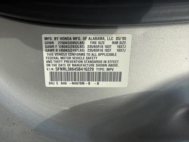 2005 Honda Odyssey EX-L
