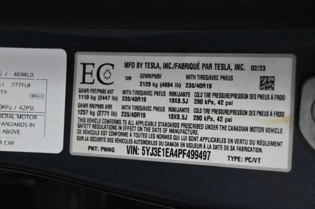 2023 Tesla Model 3 Rear-Wheel Drive