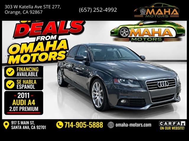 2011 Audi A4 2.0T Premium for sale in Orange, CA