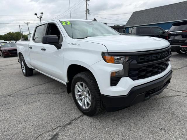 2022 Chevrolet Silverado 1500 2WD Crew Cab Standard Bed WT for sale in Frankfort, IN
