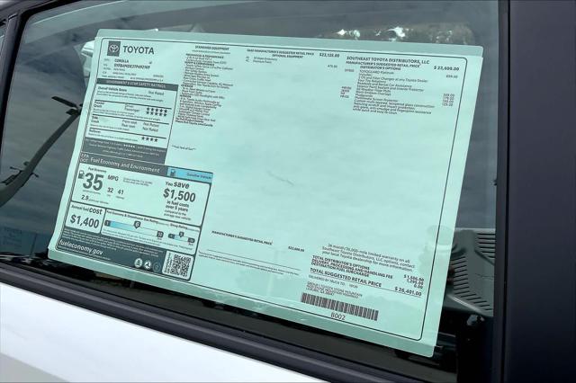 Certified Used 2026 Wind Chill Pearl Toyota LE image 84