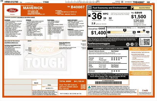2026 Ford Maverick Lariat